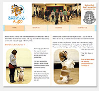 Barking Mad Dog Training website